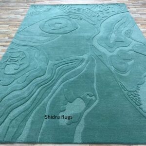 vintage rug, floral rug, hand tufted rug, handmade rug, indian rug, rectangle rug,