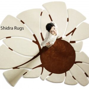 modern rug, stylish rug, unique hand tufted rug, indian pure wool rug, dual shade irregualr rug, new launched design rug